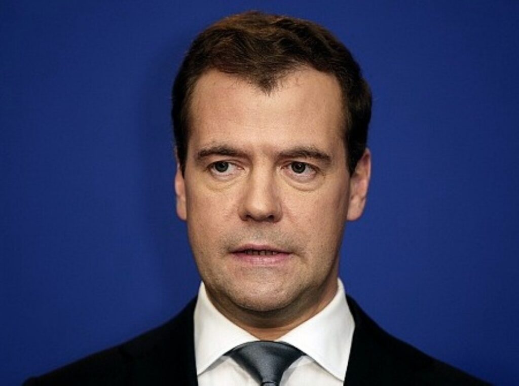 Dmitry Medvedev is in UK for Olympic Games