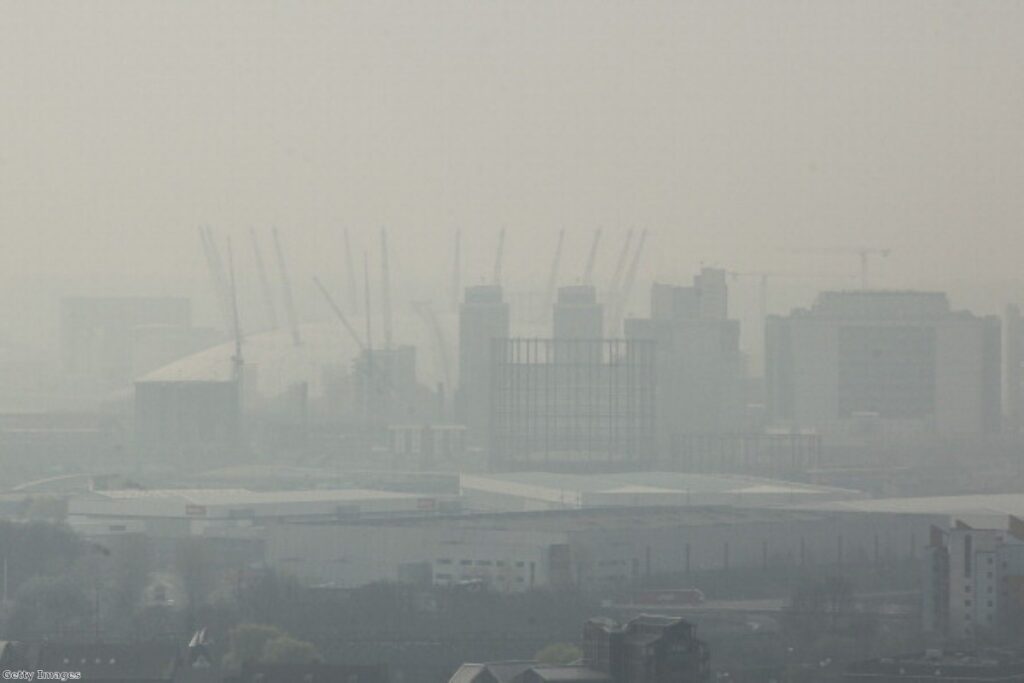 Boris Johnson said air quality was "perfectly fine" during London's recent smog