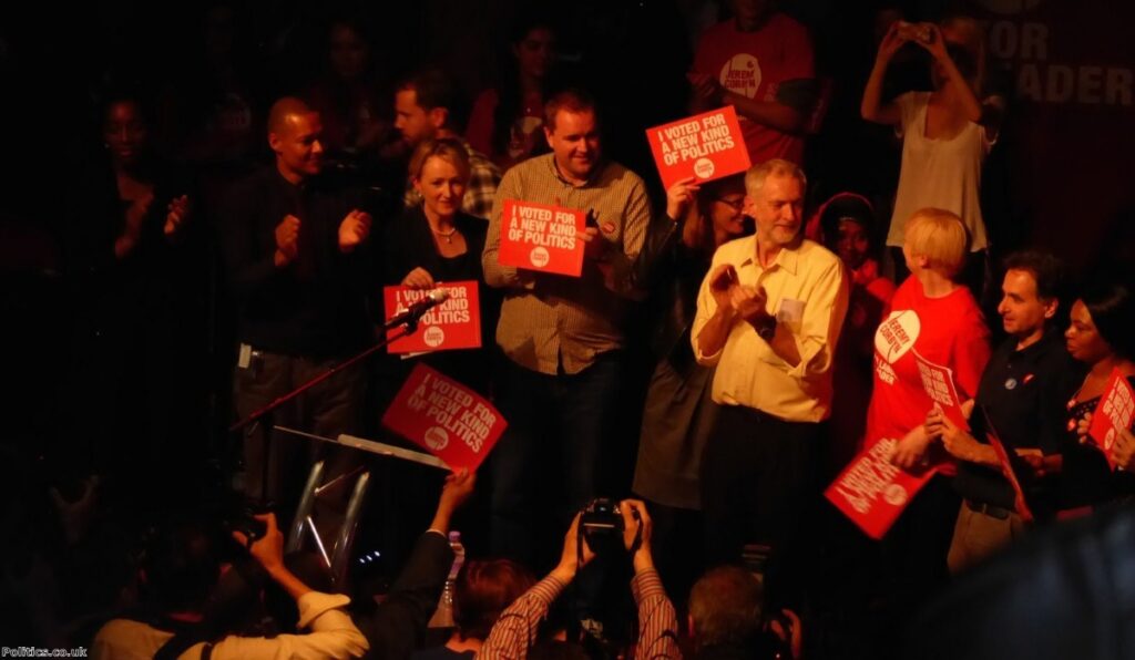 Corbyn's leadership campaign led to a surge in Labour party membership