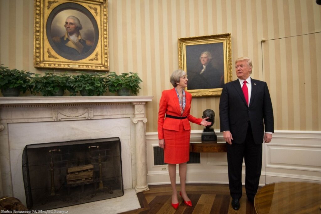 "Theresa May has an enormous Trump-shaped problem on her hands."
