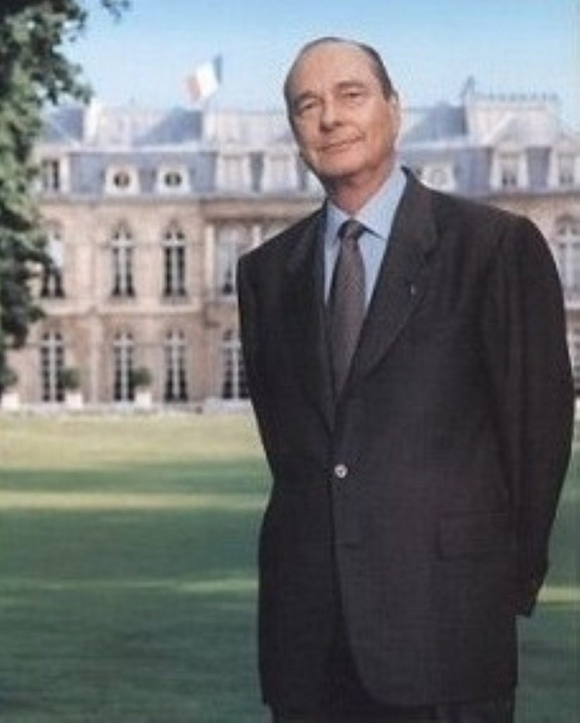 Chirac on entente mission