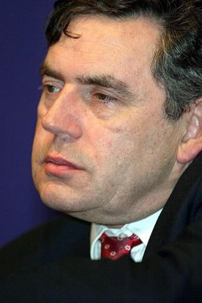 Gordon Brown distanced himself from the idea of a suffocating nanny state