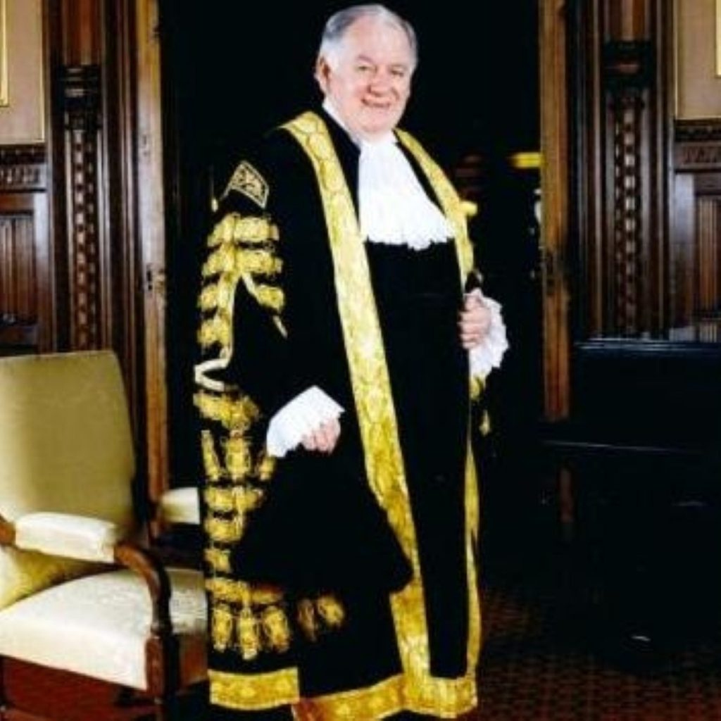 Michael Martin has been Speaker since October 2000