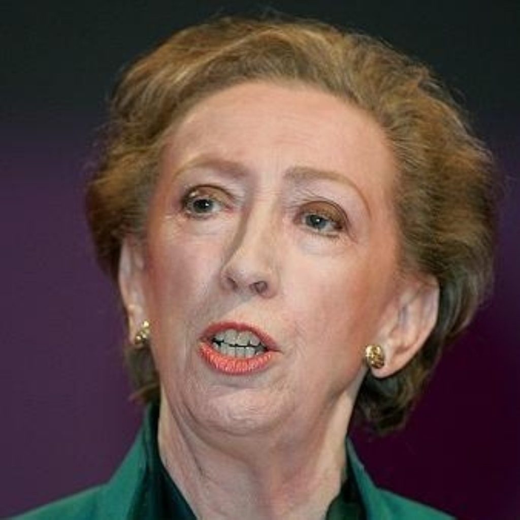 Margaret Beckett was a late entry to the Speaker race