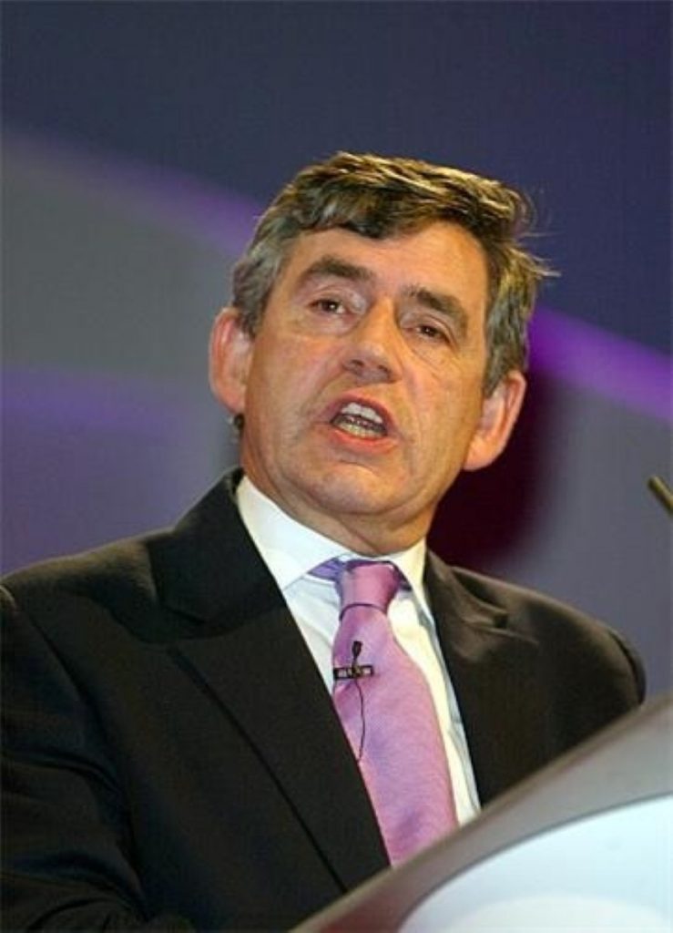 Gordon Brown delivered a general overview of his party