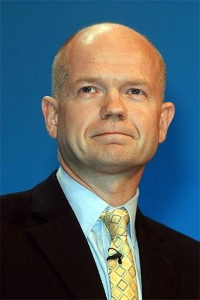 William Hague will lead the Tories