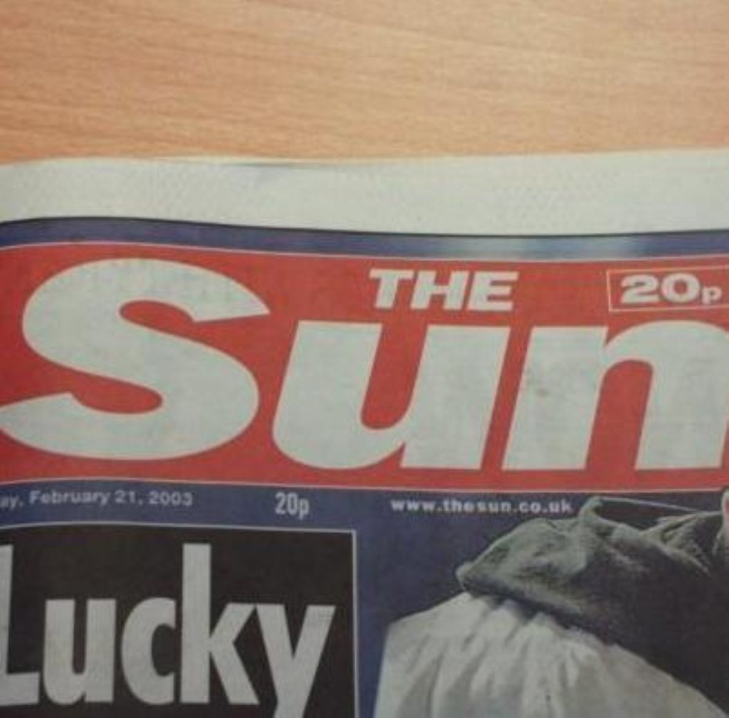 The Sun newspaper