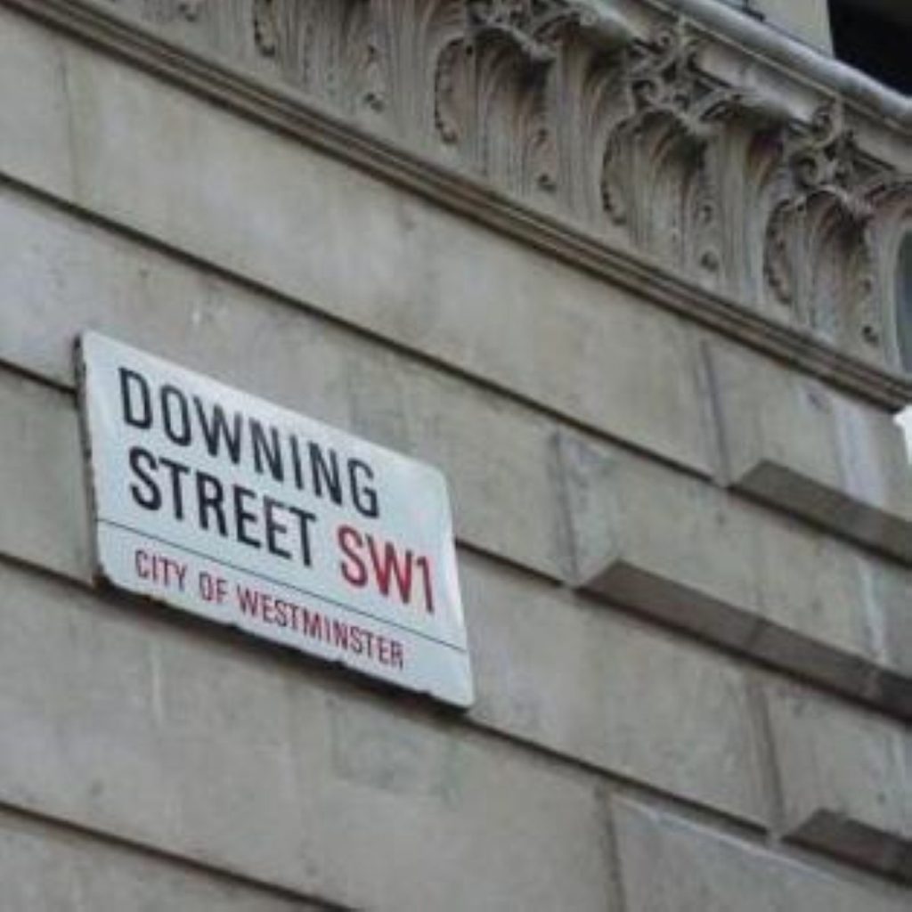Downing Street sledgehammer attack man arrested