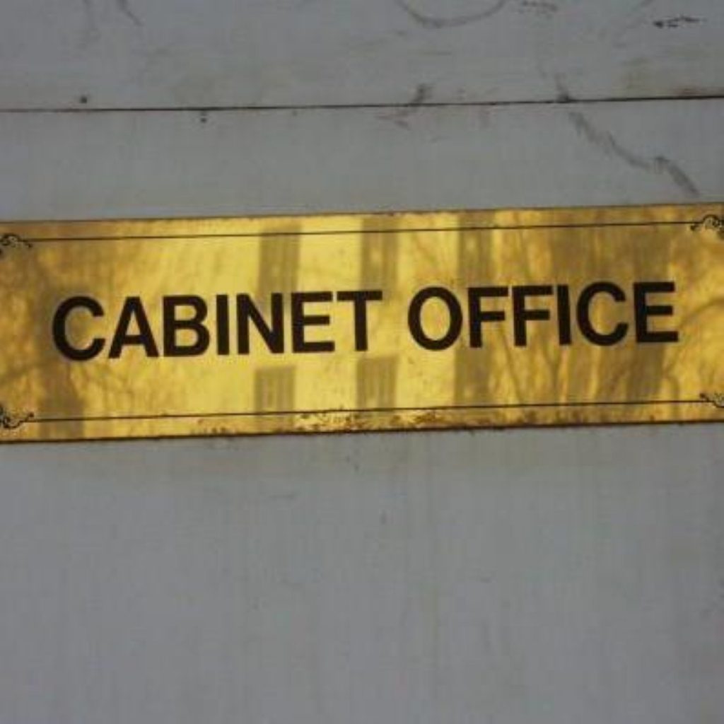 New Cabinet Office security chair