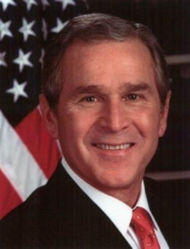 Bush condemns Gaza bombing