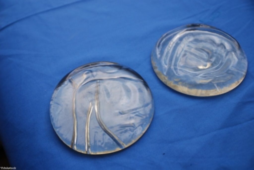 Silicon breast implants. Thousands are thought to have been affected by the PIP implants.