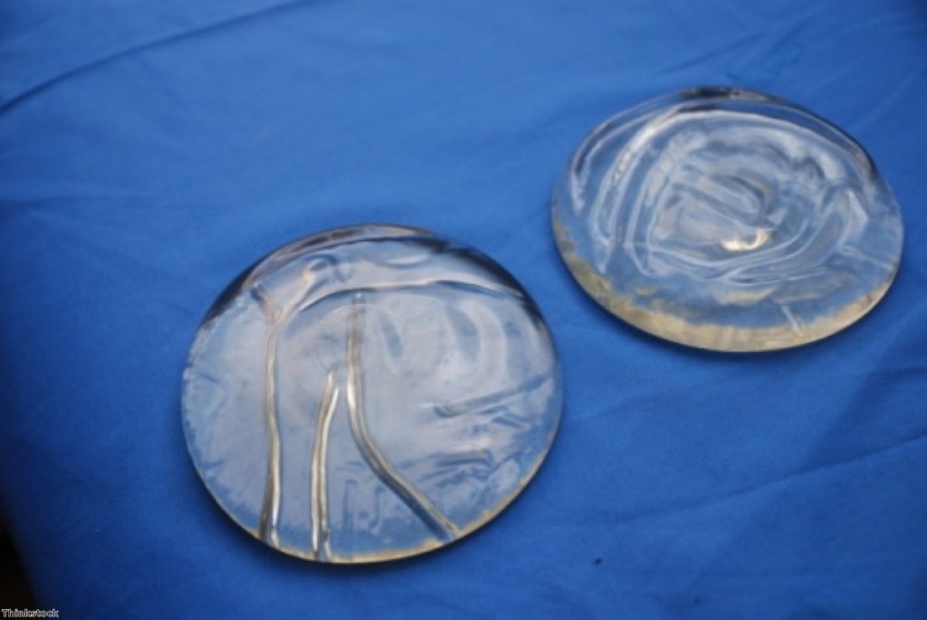 Silicon breast implants. Thousands are thought to have been affected by the PIP implants.