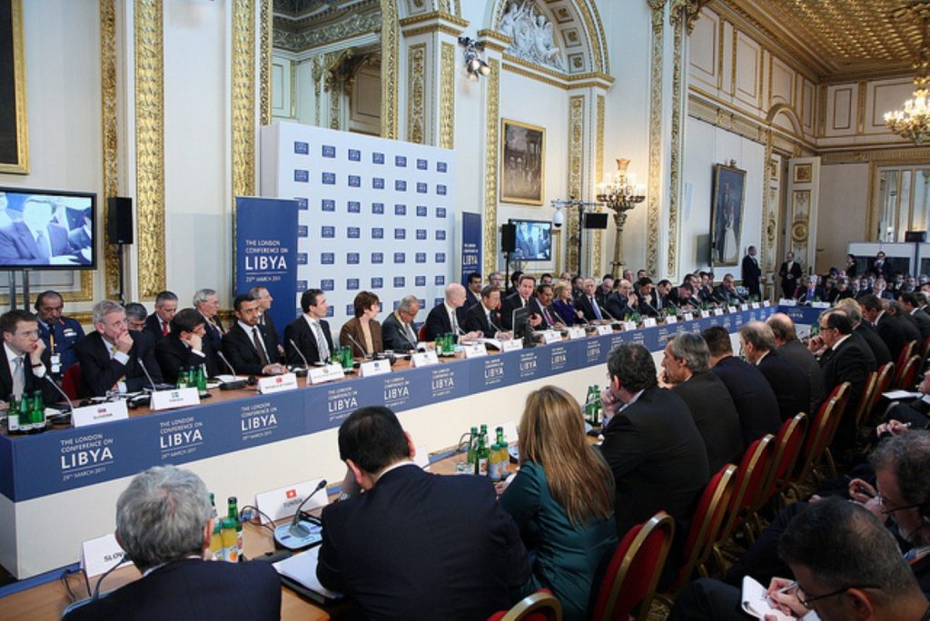 The London conference on Libya met in Lancaster House this afternoon