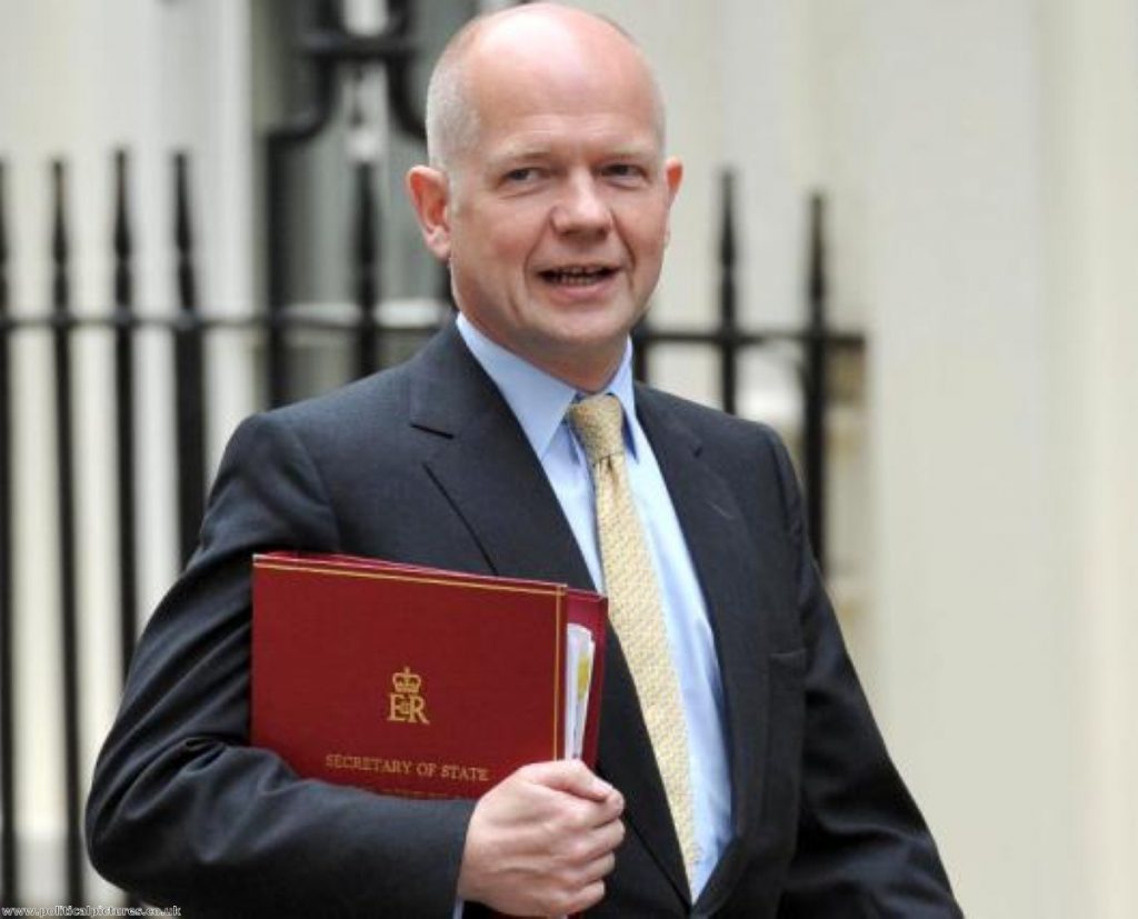 William Hague remains Cameron's 'de facto political deputy'. Photo: www.politicalpictures.co.uk
