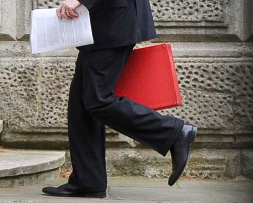 Guess the minister.... this one's William Hague. Photo: www.politicalpictures.co.uk