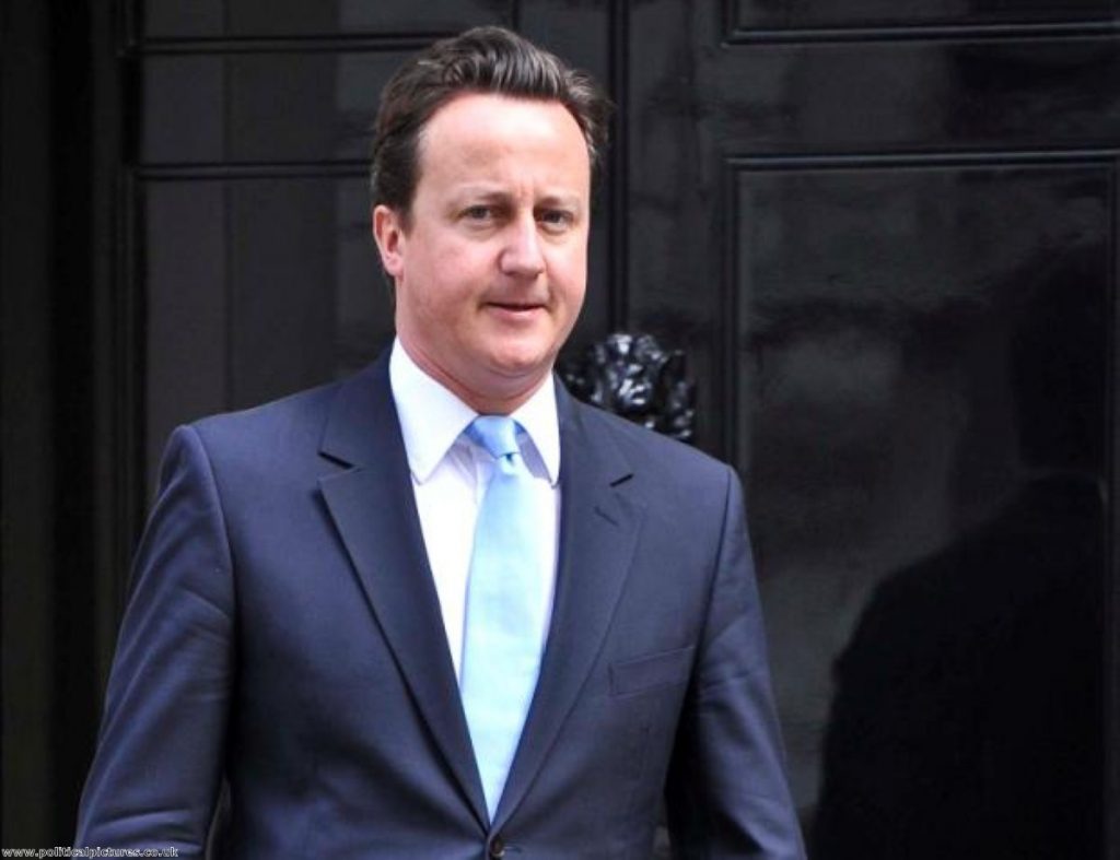 David Cameron outside No 10