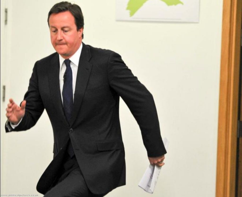 Did Cameron fool his own party? Photo credit: Political Pictures