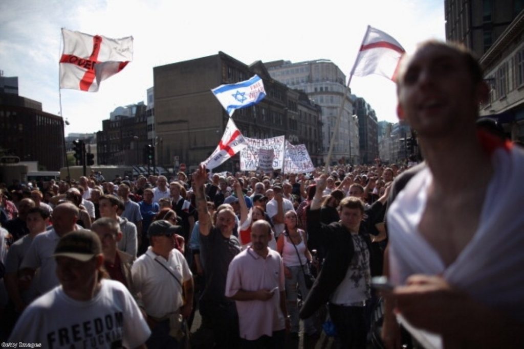 EDL supporters tend to distance themselves from old staples of right-wing extremism like 'biological' racism.