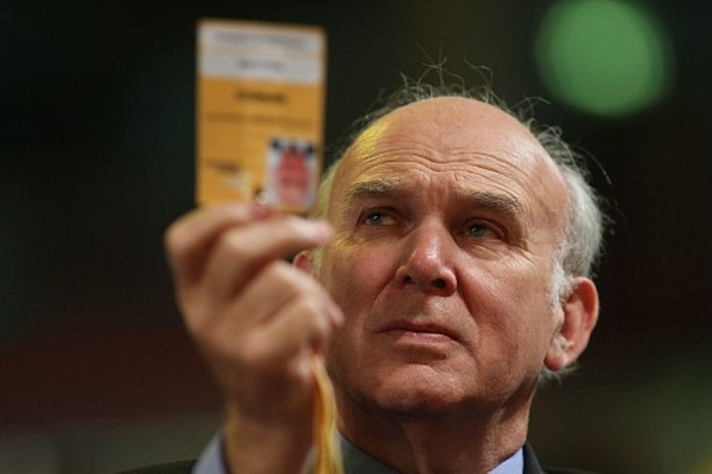 Vince Cable on the wrong end of some pro-Tory voting