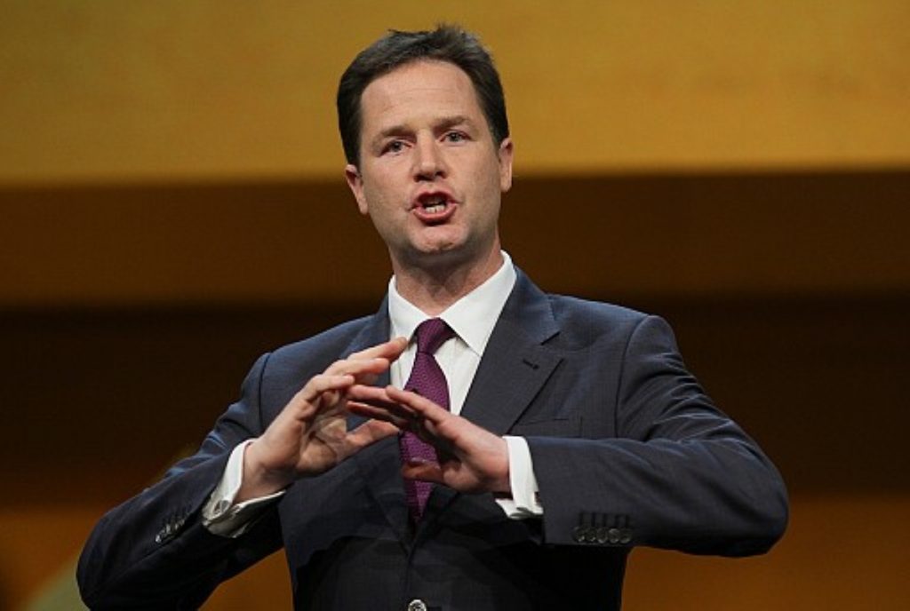 Pulled to the right: Clegg slaps down Tory backbenchers