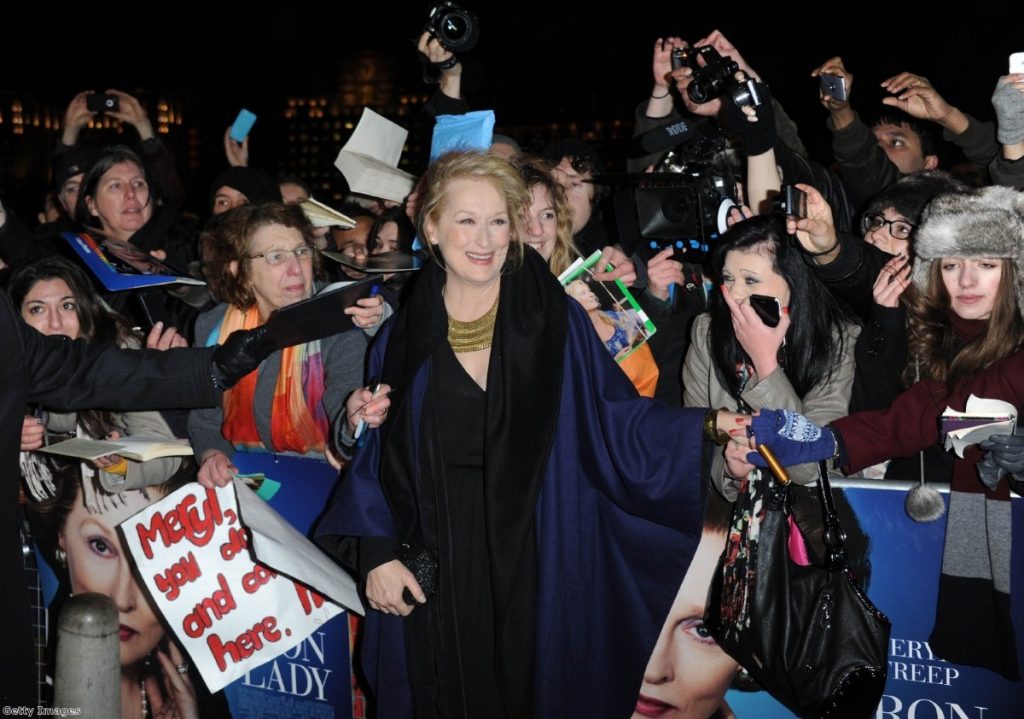Meryl Streep attends the European premier of the film earlier this week in London.