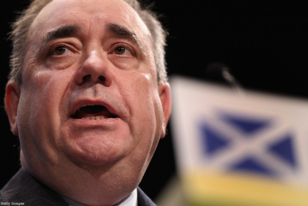 Salmond's popularity has fallen among non-SNP voters