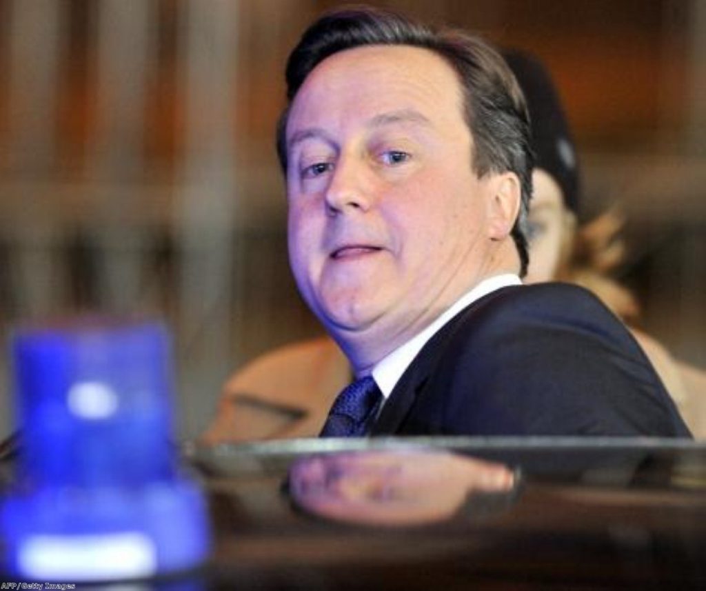 Cameron leaves an EU summit in 2012: His pledge of a referendum will only have temporarily pacified his backbenchers
