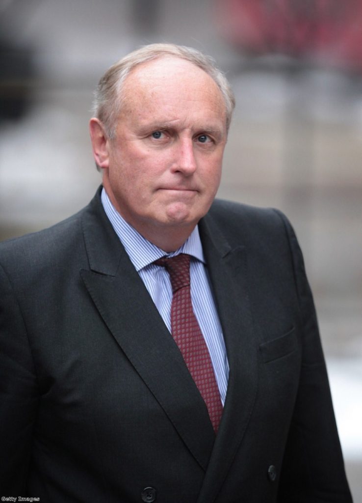 Dacre appears at the Leveson inquiry. he has not been seen since the Miliband row broke