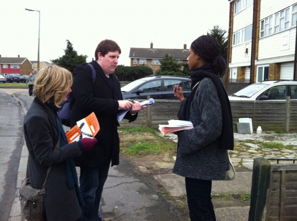 the People's Pledge team campaign in Thurrock
