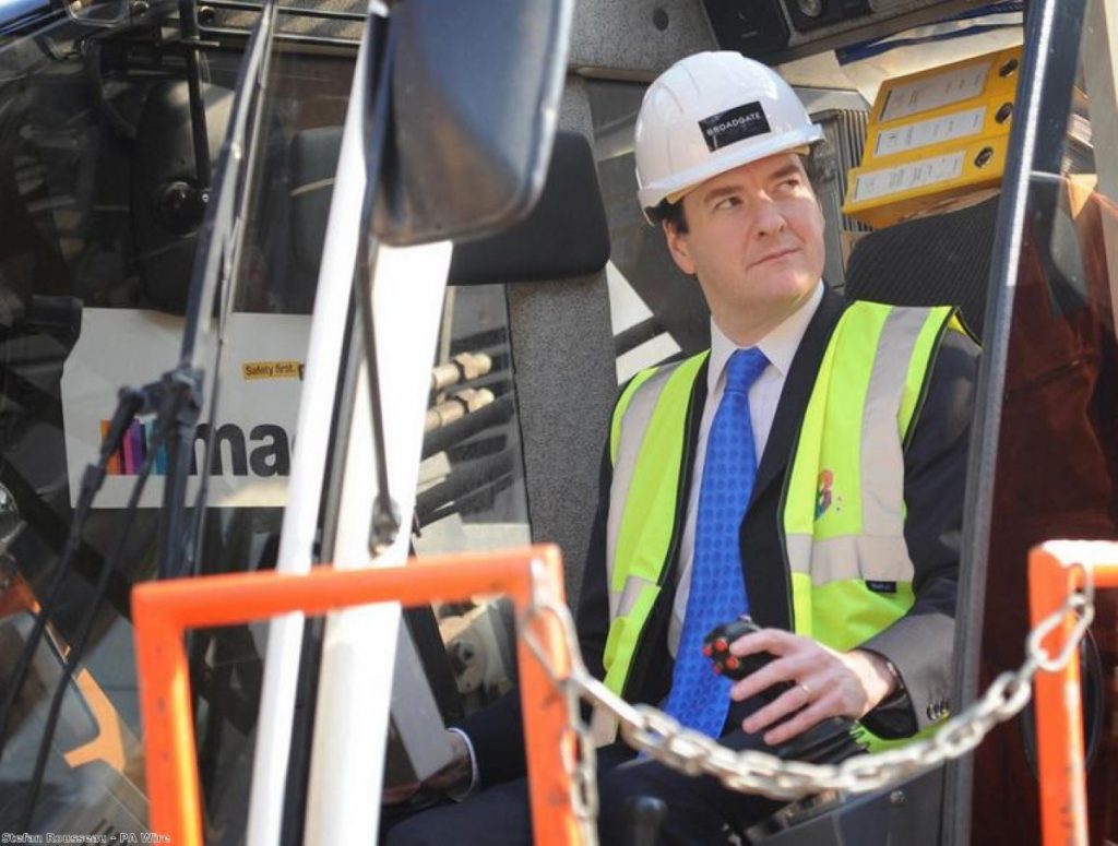 George Osborne: Not feeling the benefit of the recovery.