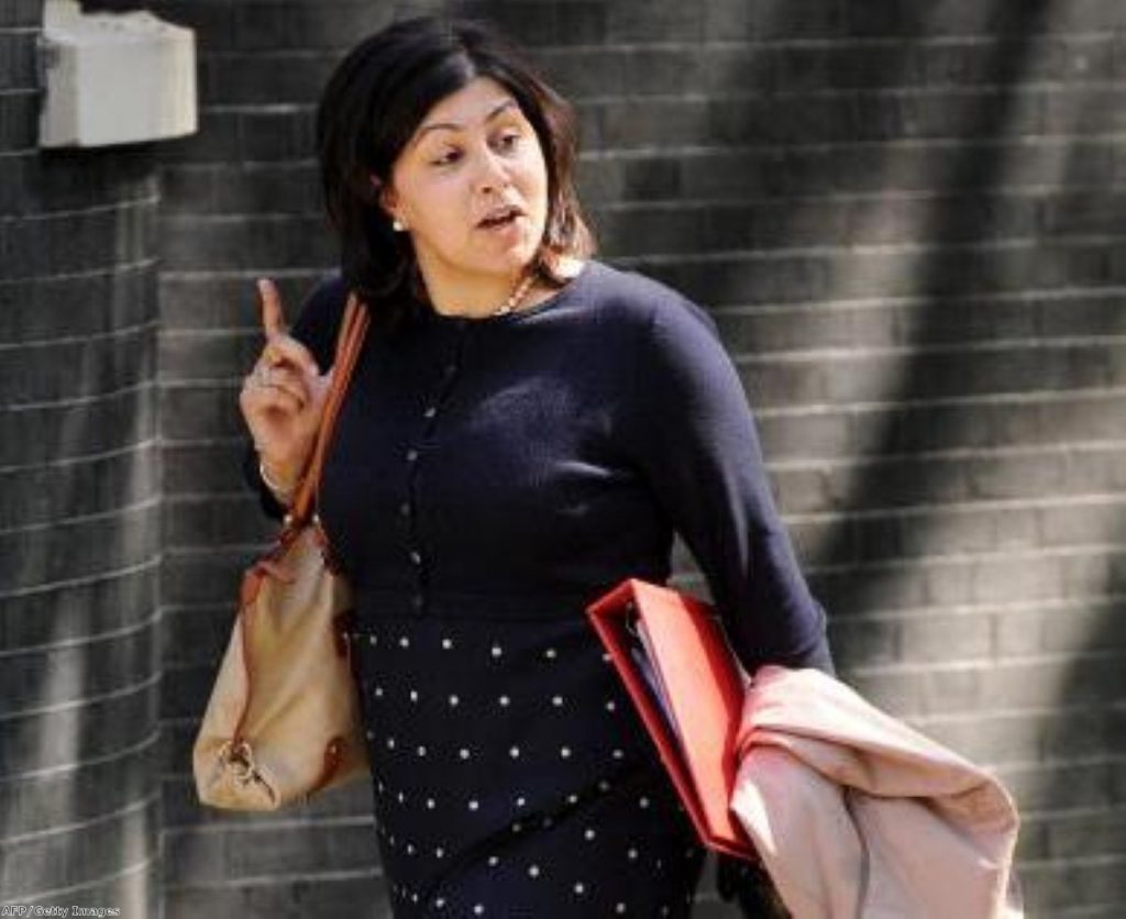 Warsi: Departure speaks volumes about the state of the Tory party