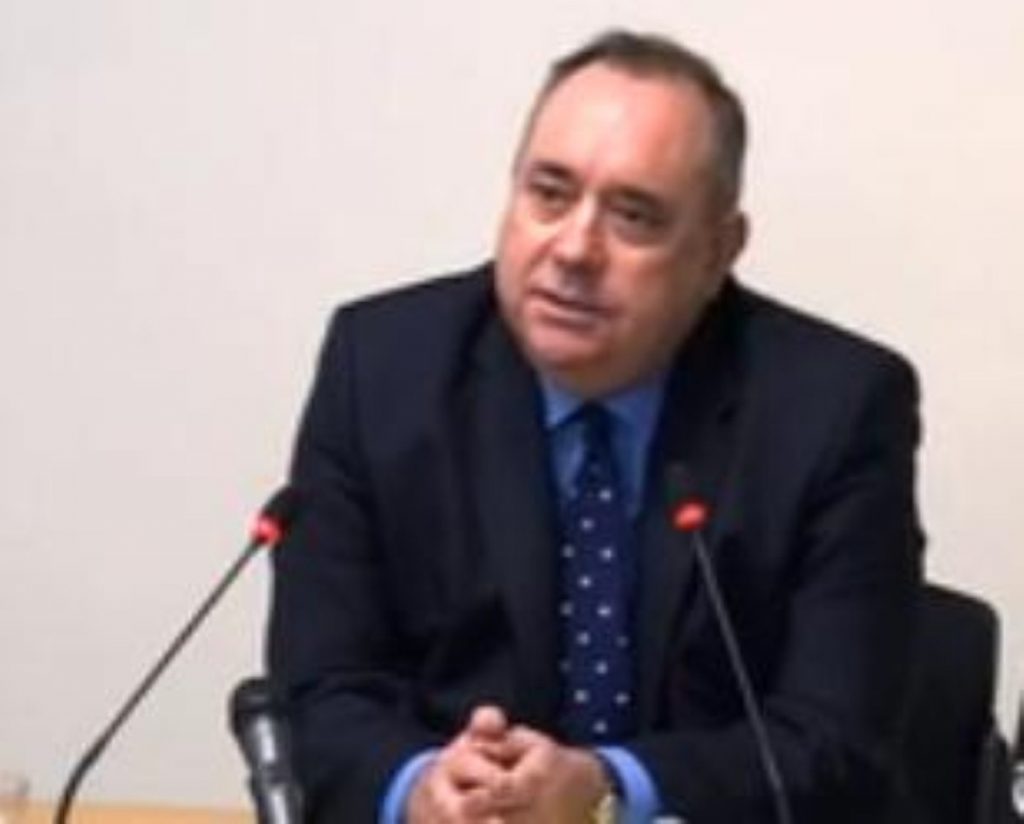 Alex Salmond appeared at the Leveson inquiry this afternoon