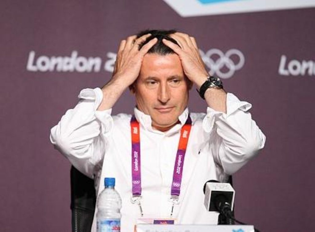 It's all too much for Seb Coe