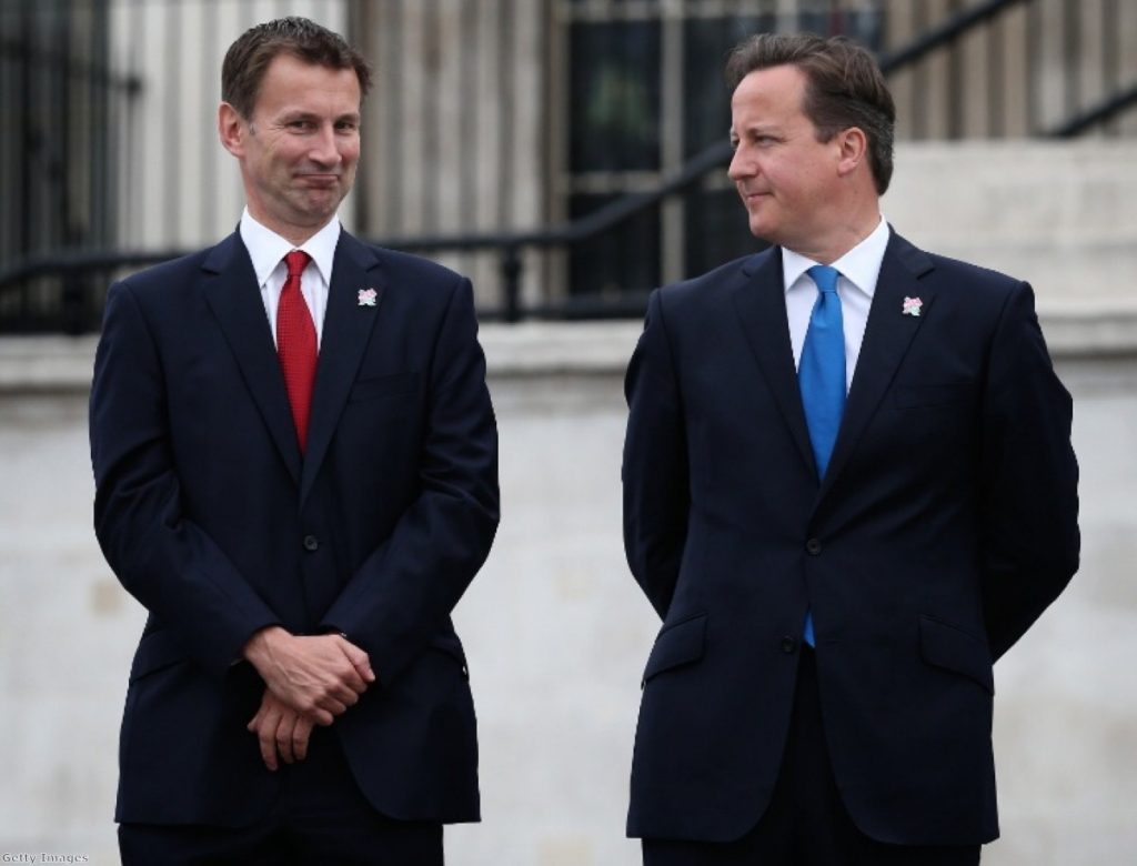 Jeremy Hunt was unexpectedly promoted this week by David Cameron