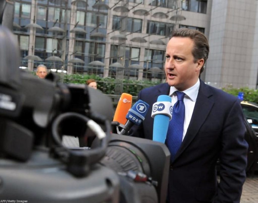 Cameron: Buffeted by leadership bids, hit by attacks from left and right.