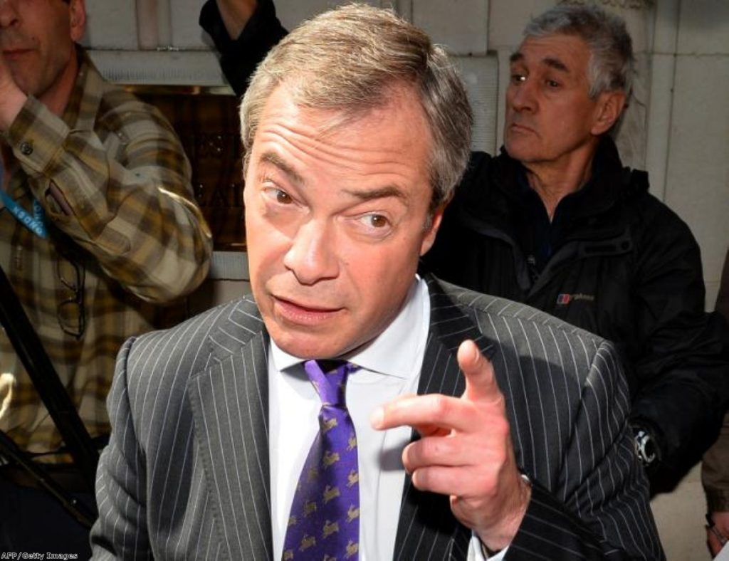 Farage criticises prison book ban