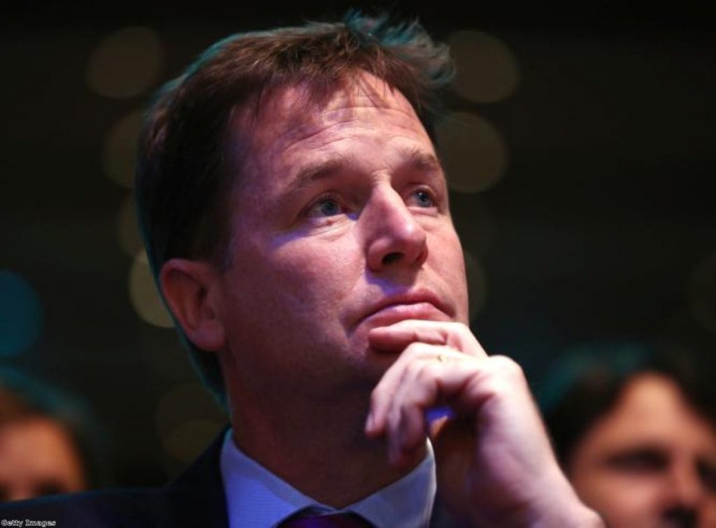 Nick Clegg takes on Lib Dem party delegates in key conference debate