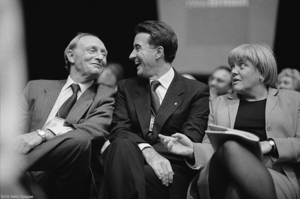 Peter Mandelson preparing for government in 1997