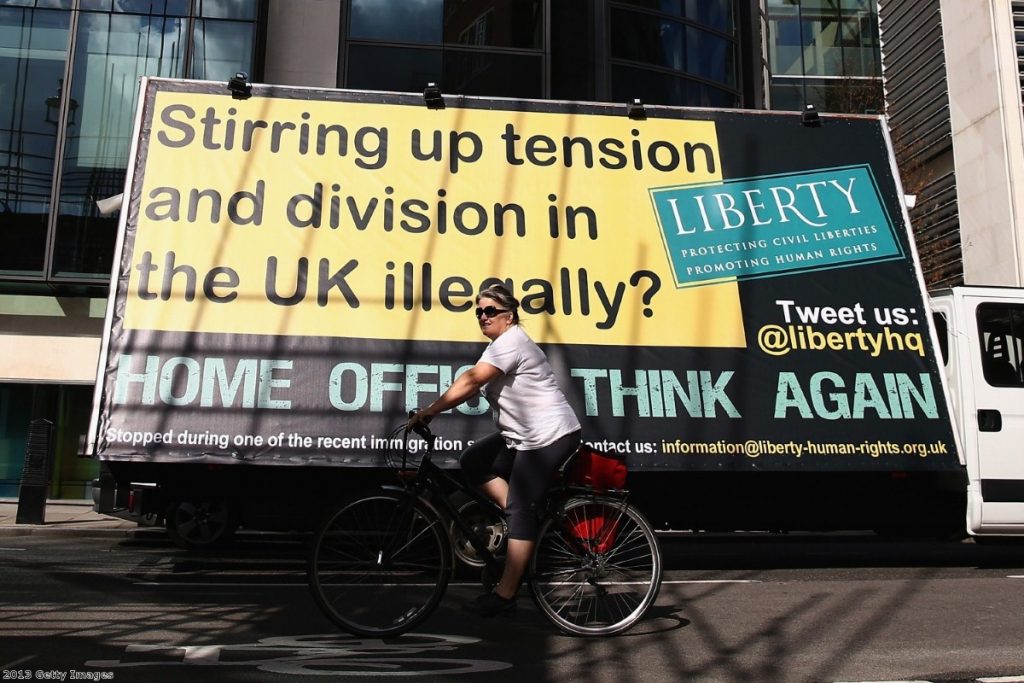 Liberty's response to the Home Office's 'go home' vans