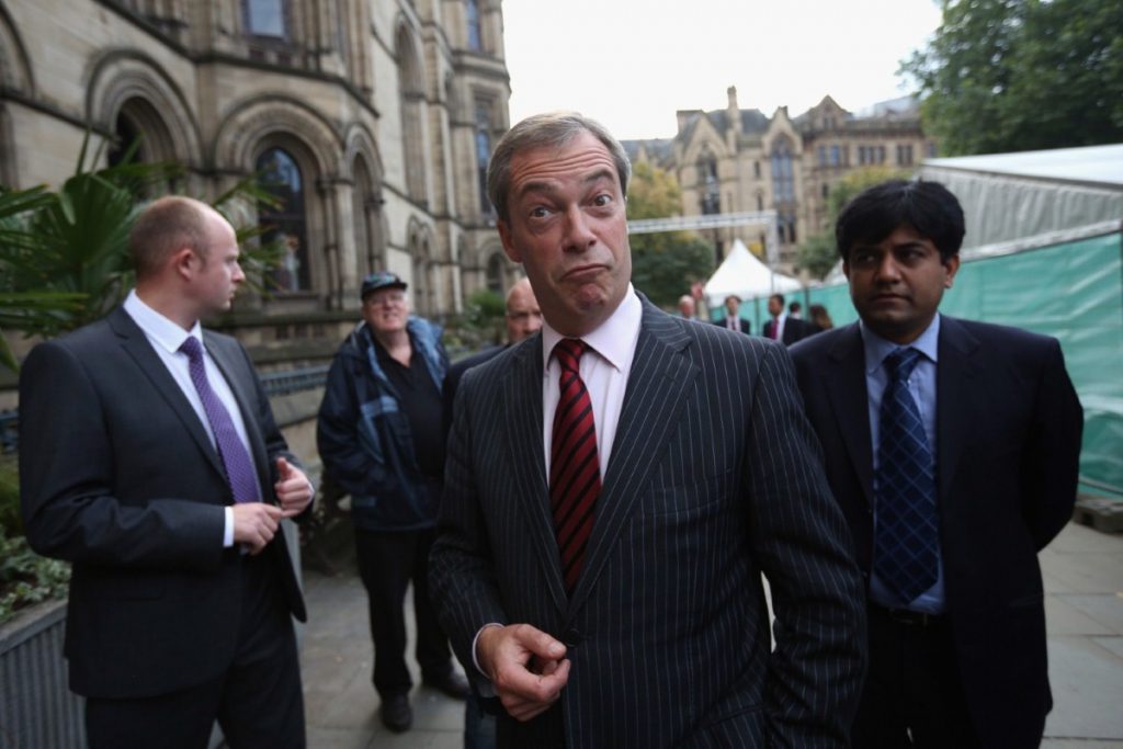 Farage... victorious? Ukip leader cleans up after Maria Miller affair