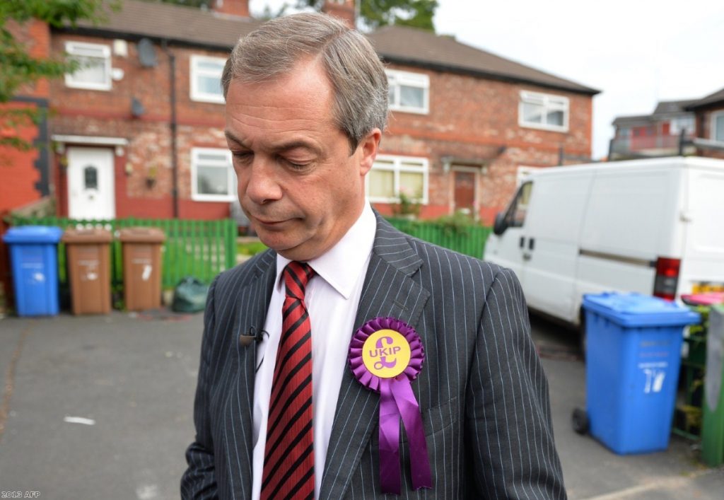 Farage: Nowhere to be found in Thanet, but frequently on the despised BBC