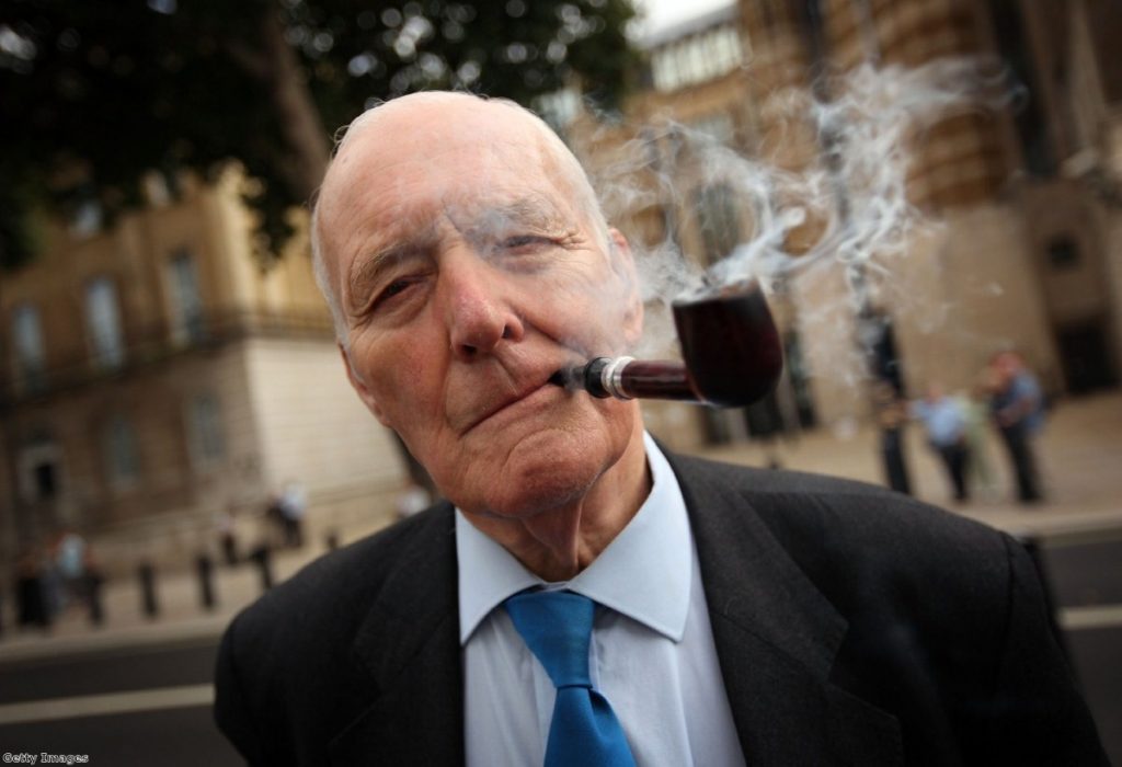 Tony Benn has been in hospital since the weekend 