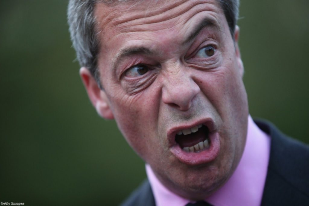 Nigel Farage asked: 'How important do you see the issue of white genocide?'