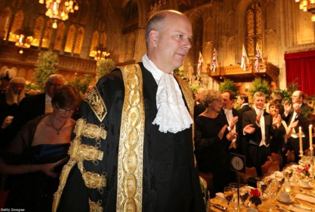 Grayling accused many charity campaigners of being Labour supporters in disguise