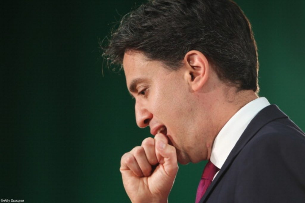 Miliband under fire from his own MPs.