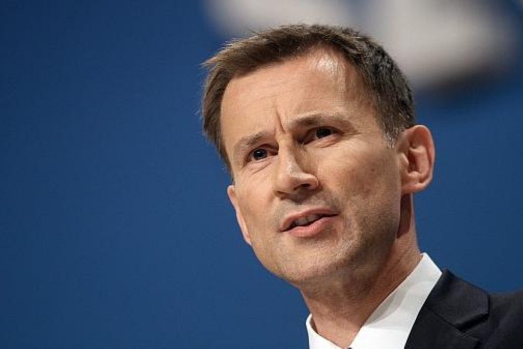 Jeremy Hunt: "There is no such thing as a free health service" 