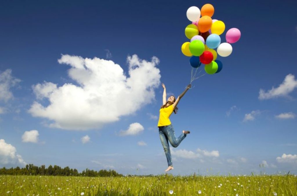 Happy go lucky: Laughing gas is taken through balloons and is very popular among young people  