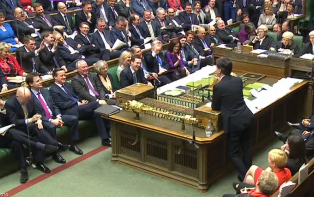 Goodnight sweetheart: Tory MPs wave farewell to Miliband