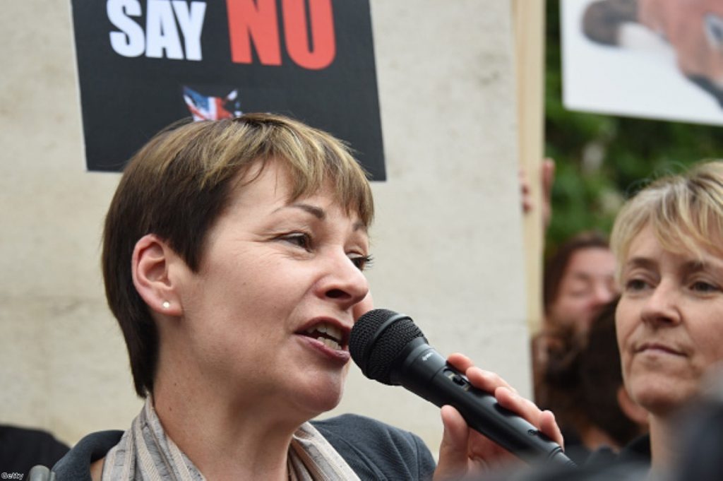 Caroline Lucas: "excited" about a Corbyn-led Labour party.