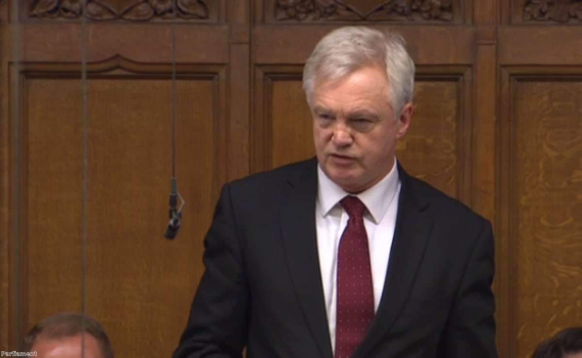 Davis admits he wants closest possible access to single market